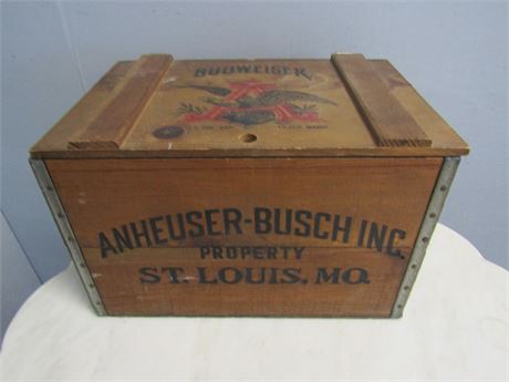 Anheuser-Busch Vintage Beer Crate
