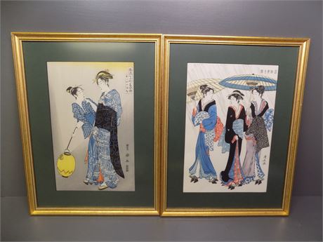 Japanese Wood Block Prints "Kunisada"