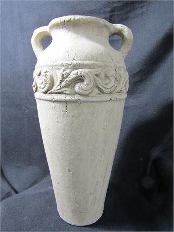 Vintage Hosley Ceramic Stone-Look Pottery Vase