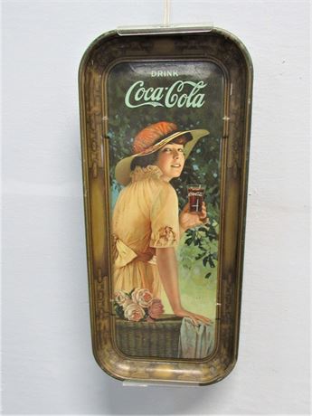 Vintage Coca Cola - Coke Serving Tray - "1916 Elaine"