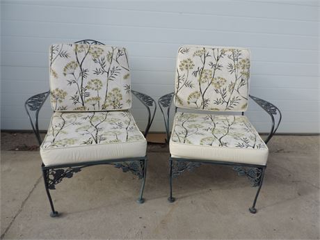 Patio / Sunroom Wrought Iron Chair Set