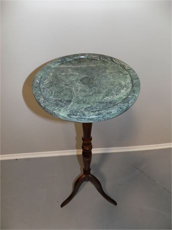 Bombay Marble Top Plant Stand