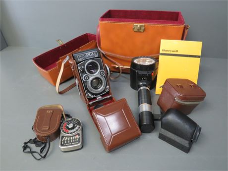 Franke & Heidiecke Rolleiflex Camera & Accessories