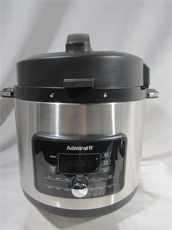 Admiral 6 Quart Pressure Cooker, New with Manual