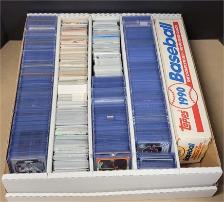 Various 5 Row Box of Sports Cards