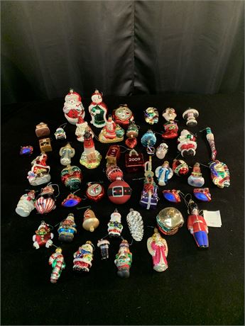 Lot of Various Christmas Ornaments