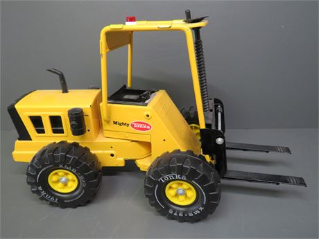 Mighty Tonka Metal Forklift Toy