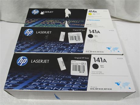 3 HP Laserjet Ink Cartridges - NIB