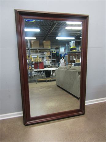 Jumbo Wooden Framed Entry Way Mirror