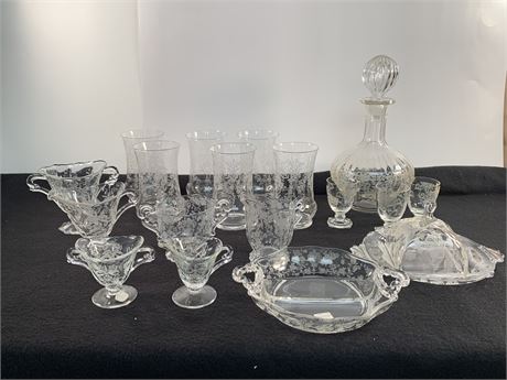 Heisey Glass  Collectibles Pieces