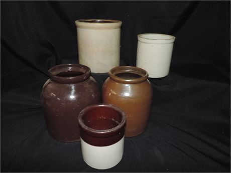 Roseville Ohio Pottery / Crocks Lot