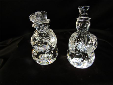 Waterford Crystal Glass Collection, Snowman Set