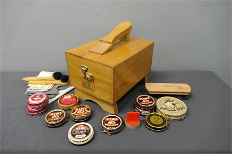 Vintage Griffin 1960 Shine Master Box Shoe Shine Box / Products