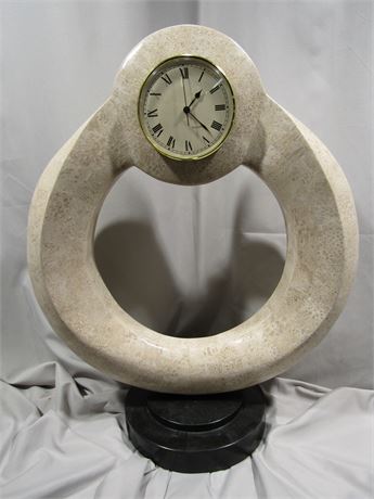 Marble Sculpture Clock