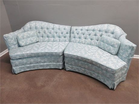 2-Piece Skirted Parlor Sofa