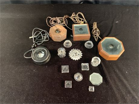 Lot of Miscellaneous Paper Weight Stands
