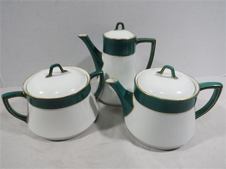 WURTTENBERG 3-Piece Porcelain Tea Set