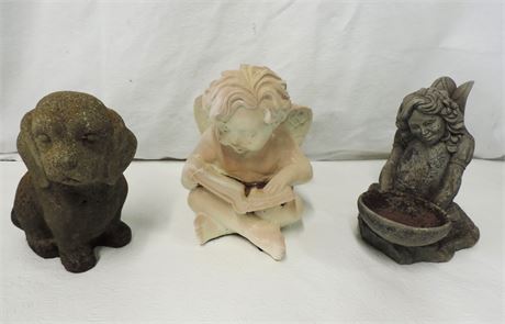 Lawn and Garden Figurines Lot