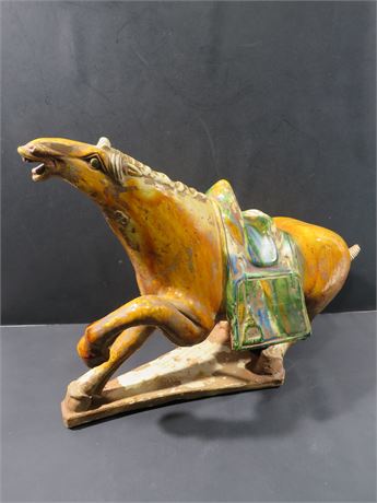Tang Dynasty Sancai Horse Sculpture