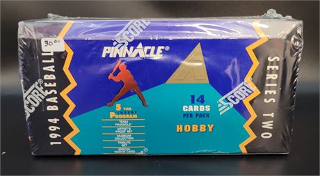 1994 Score Pinnacle Baseball Factory Sealed Wax Box