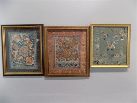 Asian Embroidery Wall Art