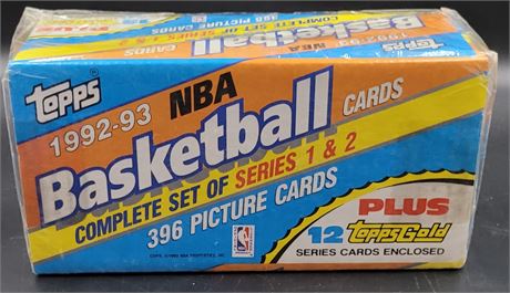 1992-93 Topps Basketball Factory Sealed Set Shaquille O'Neal Rookie Card