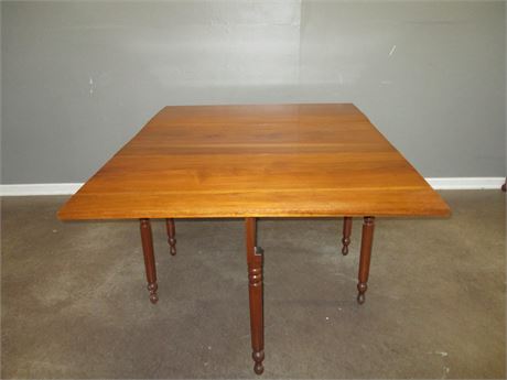 Nice Solid Mid-Century Folding Table