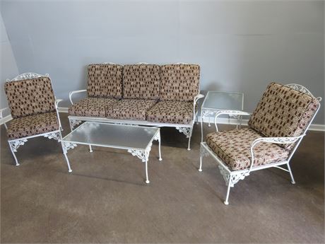 5-Piece Wrought Iron Seating Group