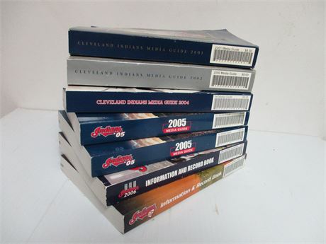 2001-07 Cleveland Indians Media Guides