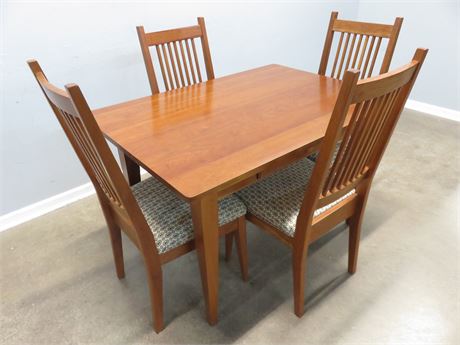 Amish Made Cherry Dining Table Set