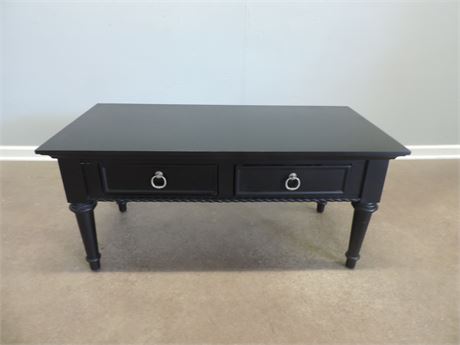 Painted Black Coffee Table