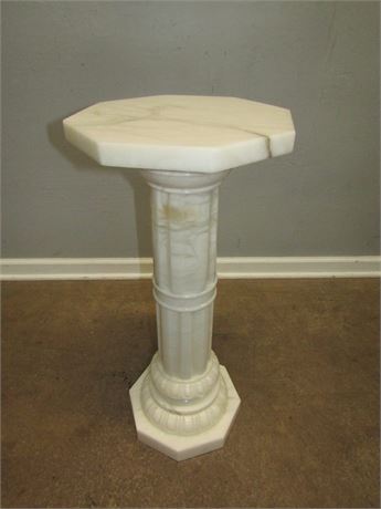 White Marble Sculpture Stand