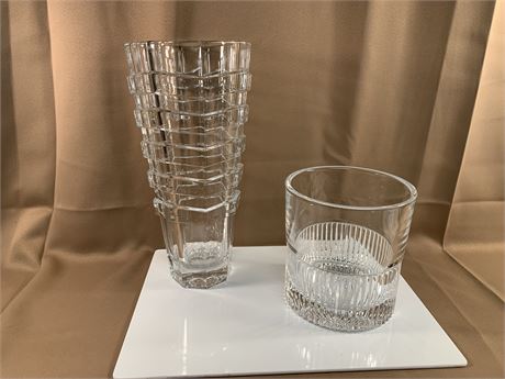 Crystal Vase/Ice Bucket