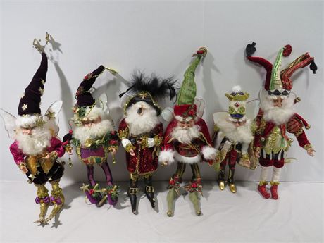 MARK ROBERTS Christmas Elf / Fairy Santa Doll Collection