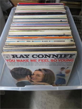 Over 100 Vintage Record Albums