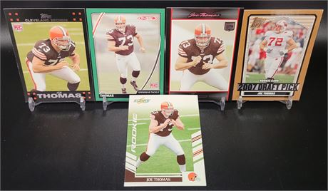 Joe Thomas Cleveland Browns Rookie Card lot of 5
