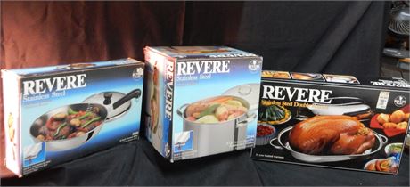 Revere Cookware Lot