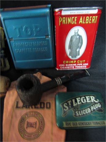 Corn-Cob Pipes, and Tobacco Collectibles