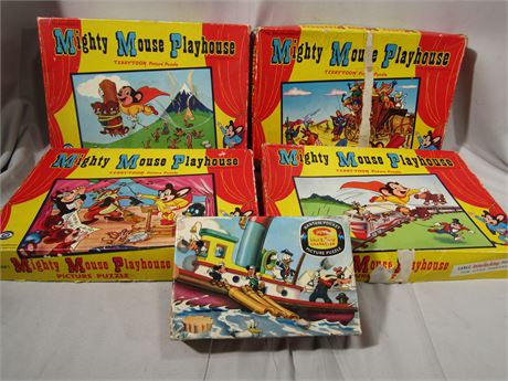 Mighty Mouse Playhouse Puzzle Collection, 1956
