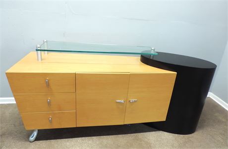 Contemporary Solid Wood Desk