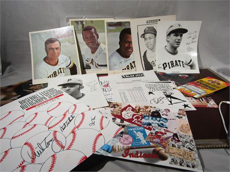 Pirates and Steelers Collection, Autographs, Photos, Posters and More !