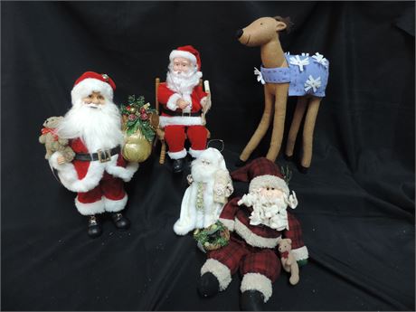 Holiday Soft Santas & Reindeer