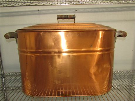 Antique Revere Copper Wash Tub