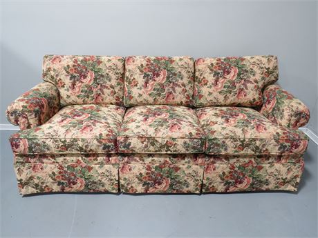 HARDEN Skirted Floral Sofa
