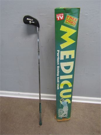 Medicus Golf Swing Aid, Hinged 5 Iron, Top Training Devices for Over 25 Years