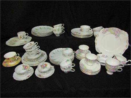 Tea Cup & Saucer Plate Collection
