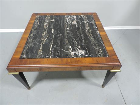 Square Marble Top Coffee Table