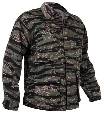 ROTHCO Tiger Stripe Camo Tactical BDU Shirt - Size 3XL