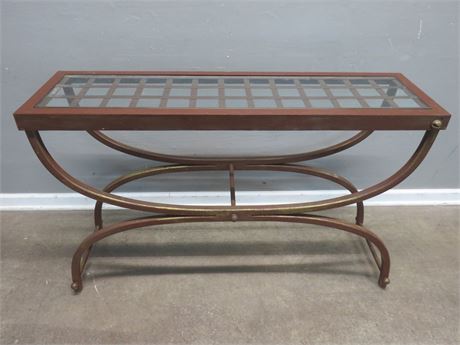 Rustic Iron Sofa Table