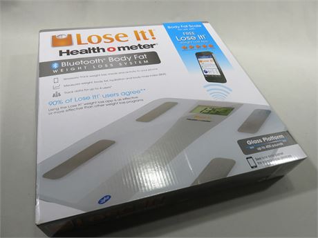 HEALTH O METER Lose It! Bluetooth Body Fat Scale